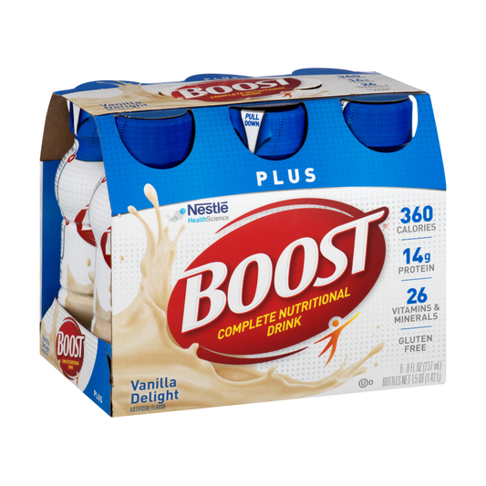 Boost Nestle Plus Very Vanilla Nutritional Drink