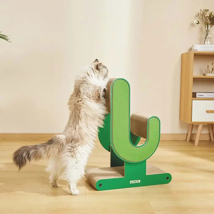 M-Pets Cactus Cat Scratcher Durable Corrugated Cardboard