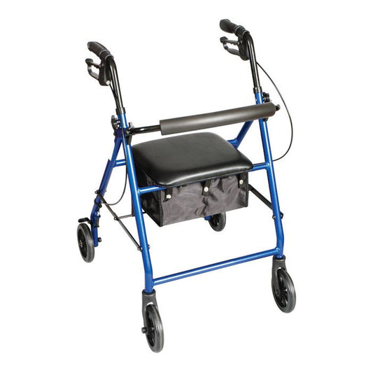 Carex® Classics Rolling Walker – Metallic Blue