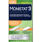 Monistat  3 Day Treatment  Suppositor  Treatment  With Applicators +Itch Relief Cream 3Ct