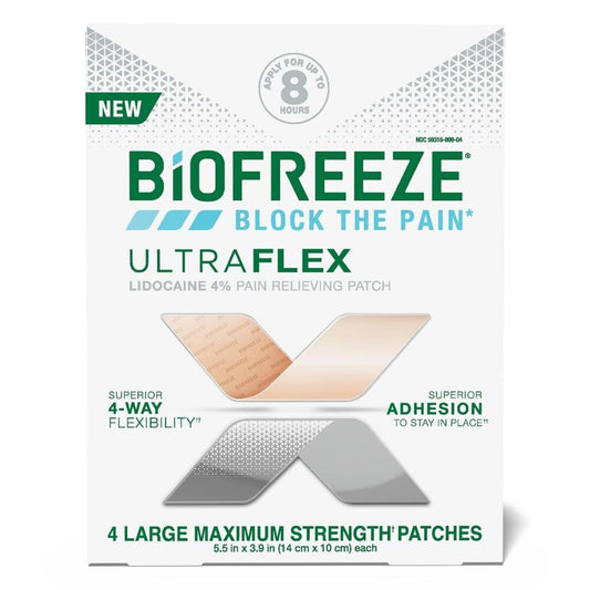 Biofreeze UltraFlex Large Maxium Strength Lidocaine Patches