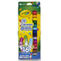 Crayola Pip-Squeaks Skinnies Washable Markers, 16 Count - Bright Colors