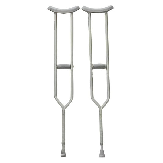 Cardinal Health Push Button Adjustable  Crutches Standard