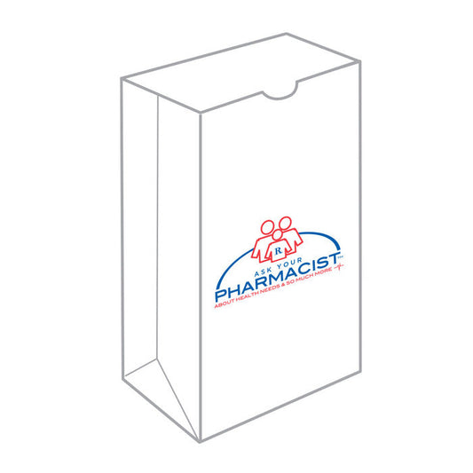 Ask Your Pharmacist Flat Rx Bag  7x4-1/4 x 13-1/2  1000 Ea
