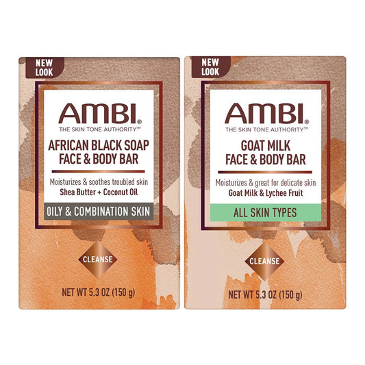 Ambi Skin Care African Black Soap - Shea Butter, 5.3 Oz