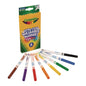 Crayola Washable Fine Line Markers, Classic Colors, 8 Count