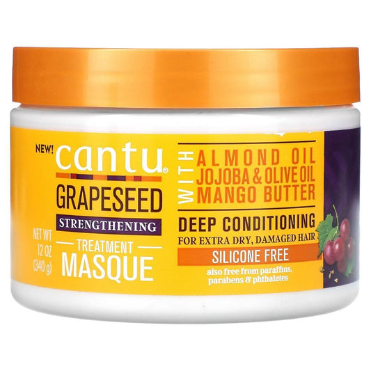 Cantu Grapeseed Strengthening Treatment Masque, 12 Oz (340 G)