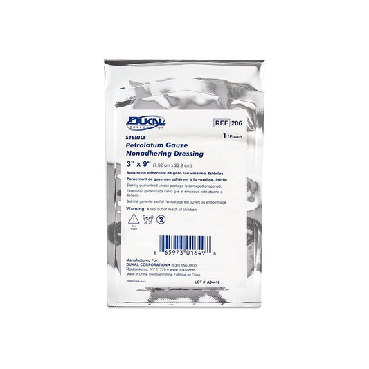 Dukal Petrolatum Dressing 3X9In 50ct