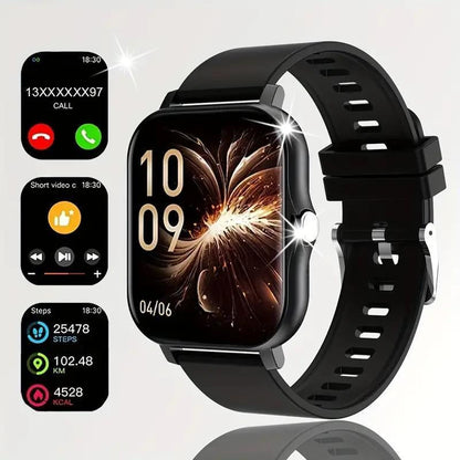 Smart Watch Wireless Talking Dialing Multi-Sport Mode Call Reminder SMS Message Reminders HD Screen Alloy Charging Pink Rechargeable Wearable USB Compatible