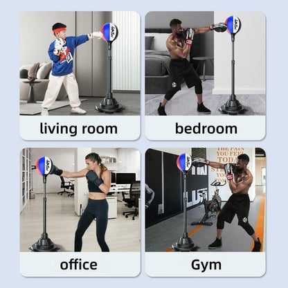 Boxing Training Ball for Stress Relief & Exercise with Powerful Suction Cup Suitable for Various Floors Ideal for Home Gym & On-The-Go Use