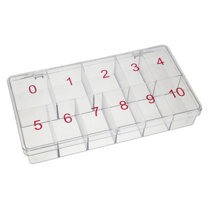 Nail Tip Box - Clear Empty