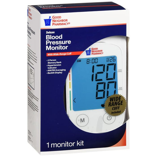 Blood Pressure Monitor Arm Deluxe By Good Neighbor Pharmacy