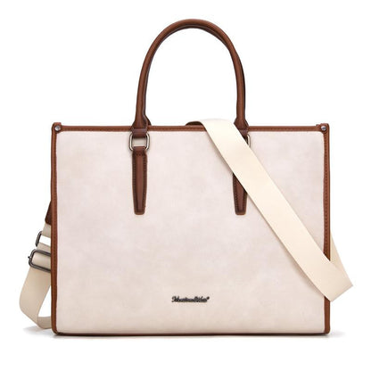 Montana West Laptop Tote Bag for Women 15.6 Inch Waterproof Leather Computer Bags Business Office Work Briefcase