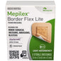 Mepilex Border Flex Lite Flexible, All-In-One Silicone Foam Adhesive Dressing 1.6