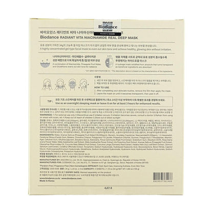Biodance Radiant Vita Niacinamide Real Deep Mask