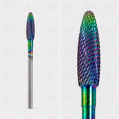 Titanium Cone Cuticle and Under Nail Cleaner Bit - Coarse