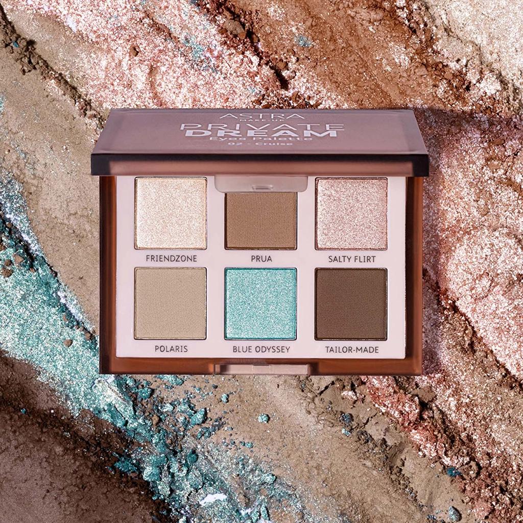 Astra Private Dream 6-Color Eyeshadow Palette 02 Cruise