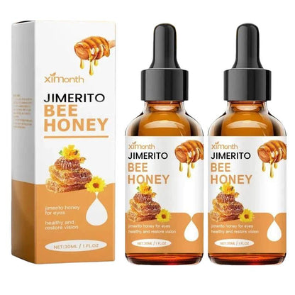 JIMERITO Bee Honey Eye Care Drops – Effects: Moisturizing, Soothing, Refreshing, for Dry & Tired Eyes Relieves Dryness Lightweight