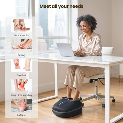 RENPHO Foot Massager with Heat,Shiatsu Foot Massager Machine for Plantar Fasciitis, FSA HSA Eligible, Mothers Day Gifts for Women Mom