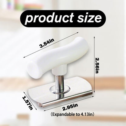 2 Counts Stainless Steel Jar Opener for Easy Opening, Vibrant White & Green Color Combo - Compact Can Opener for Elderly