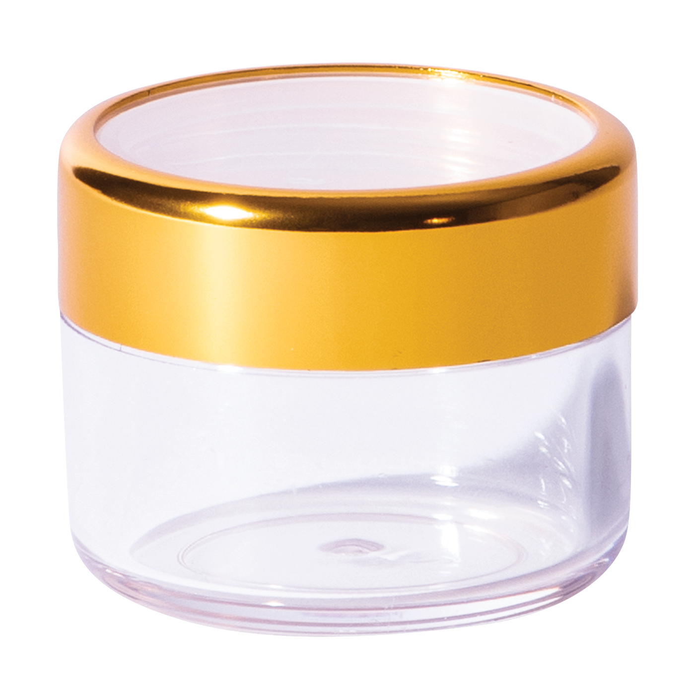 Twist Cap Jar with Gold Rim - 18ml/.61 oz.