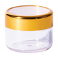 Twist Cap Jar with Gold Rim - 18ml/.61 oz.