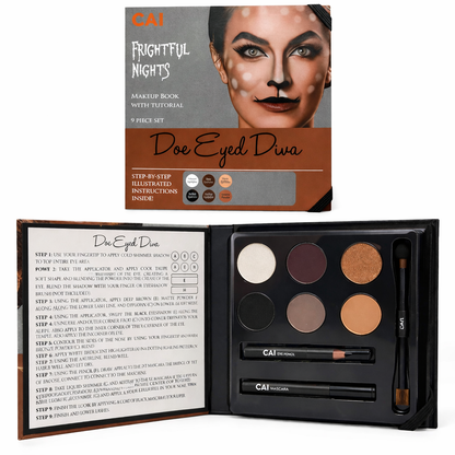 Frightful Nights Makeup Book - 9 Piece set