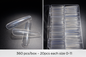 Queen - Clear Square Extra Long X-long ( 360pc)