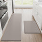 Kitchen Mats, 2PCS Kitchen Rugs, Cushioned anti Fatigue Kitchen Mats for Floor, Non-Slip Standing Desk Mat, Waterproof Kitchen Rug Set for Kitchen,20" X 32"+20" X 94.5"-Full 1Inch Thick,Black