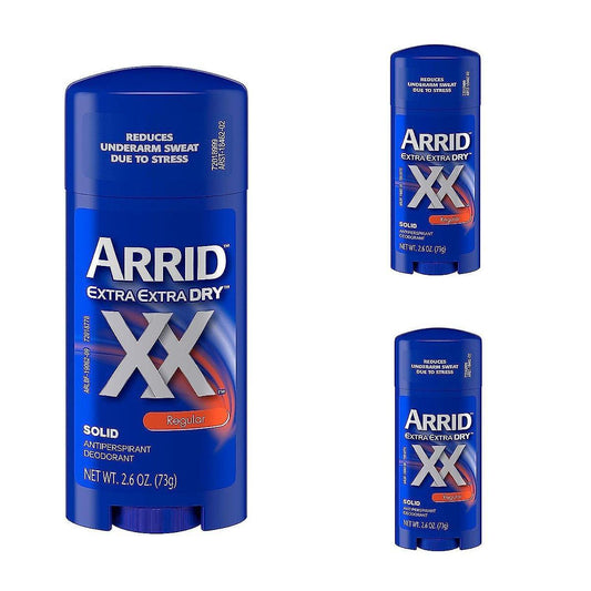 Arrid XX Extra Extra Dry Antiperspirant Deodorant Solid - Regular, 2.6 oz Stick