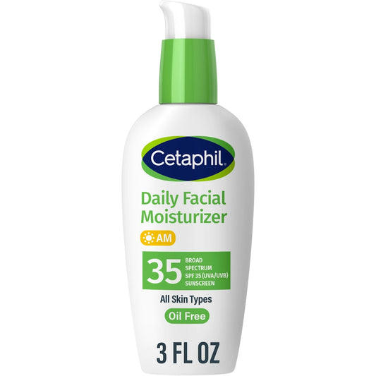 Cetaphil Daily Facial Moisturizer SPF 35 - Oil-Free Lotion, 3 fl oz