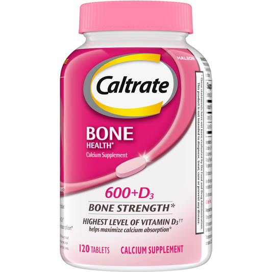 Caltrate 600+D3 Calcium & Vitamin D3 Supplement – Bone Health – 120 Tablets