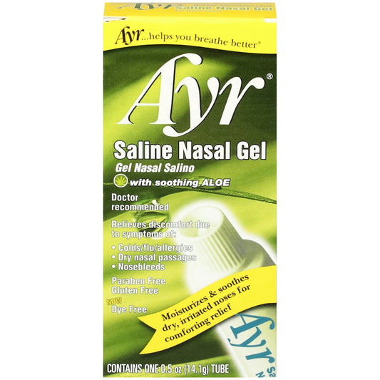 Ayr Saline Nasal Gel Tube 1 Ea