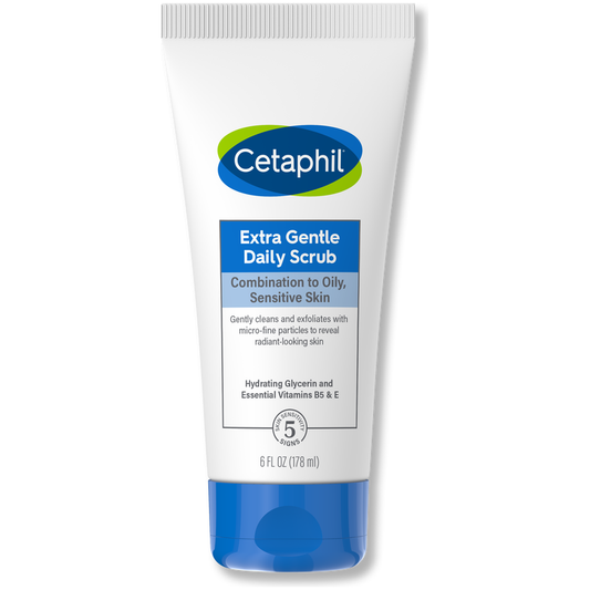 Cetaphil Gentle Exfoliating Facial Cleanser Daily Scrub 6 Fl Oz