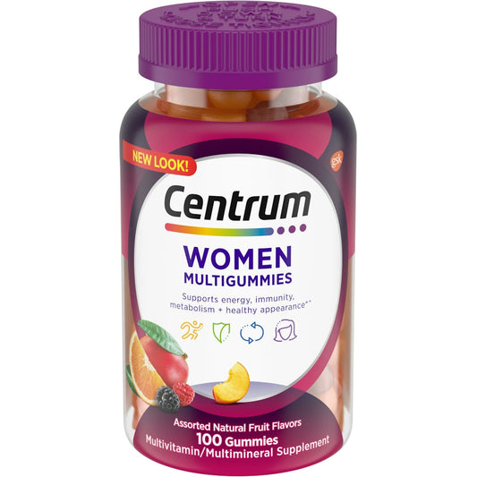 Centrum® MultiGummies Women – Assorted Natural Fruit Flavors