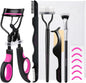 Docolor Heated Eyelash Curler Fast Heat up within 10S, 24 Hours Long Lasting Electric Eyelash Curler 3 Temperature Modes with USB Rechargeable Safe Lash Curler Quick Natural Curling Eye Lashes