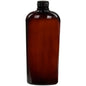 Amber Gradient Oval PET Bottle - 8 oz (12 Pack)