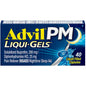 Advil PM Liqui-Gels Pain Reliever/Nighttime Sleep Aid Liquid Filled Capsules, 200mg Ibuprofen, 25mg Diphenhydramine