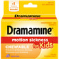 Dramamine Kids  Motion Sickness Relief  Chewable Tablets Grape  8ct