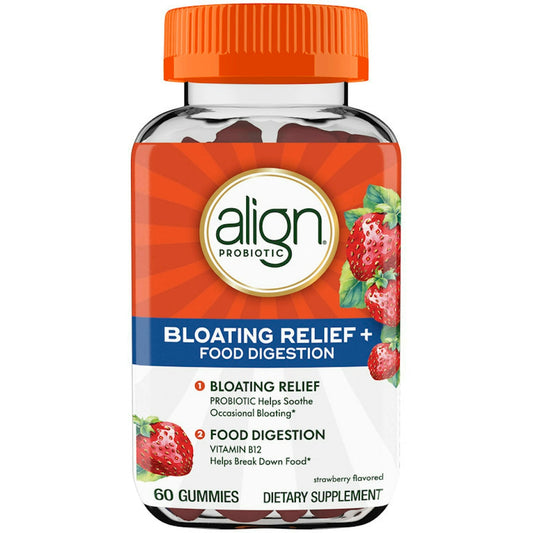 Align® Probiotic: Bloating Relief + Food Digestion (60 Gummies)