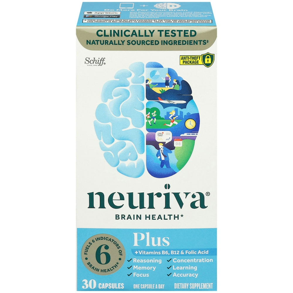 Neuriva Brain Health  Supplement Plus Capsules 30Ct