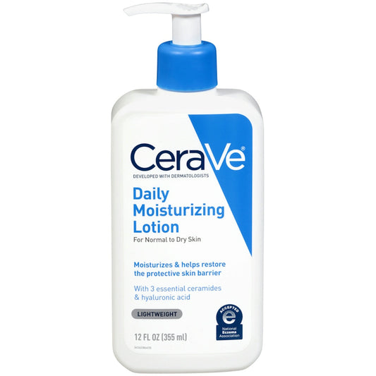 CeraVe Daily Moisturizing Lotion For Normal To Dry Skin Lightweight 12 Fl Oz