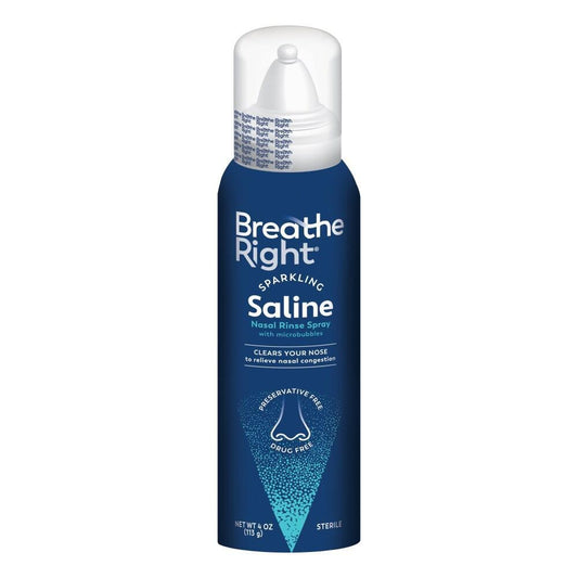 Breathe Right Sparkling Salane Nasal Rinse Spray