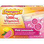 Emergen-C Vitamin Fizzy Drink Mix Pink Lemonade 1000 Mg - 30 Packets