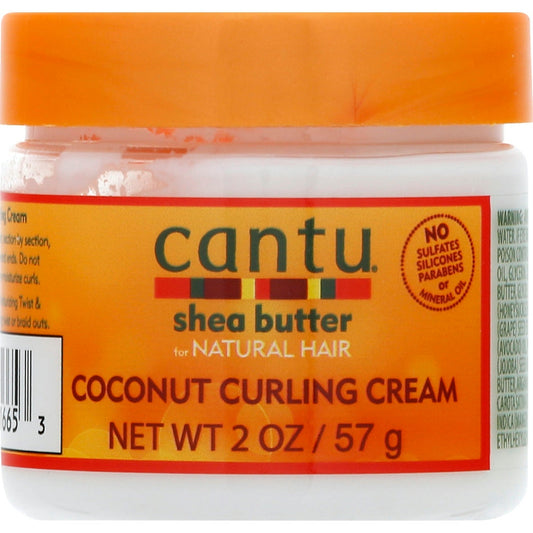Cantu Shea Butter For Natural Hair Coconut Curling Cream, 2 Oz