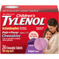 Children’s Tylenol® Chewable Tablets – Pain & Fever Relief (160 mg, Grape Flavor)