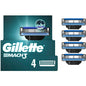 Gillette Mach3 Men's Razor Blades, 4 Blade Refills