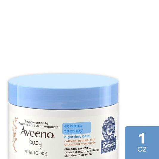 Aveeno Baby Eczema Therapy Nighttime Balm 1 Oz