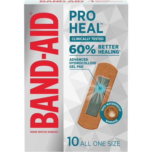 Band-Aid Brand Pro Heal – 10 Count (All One Size)