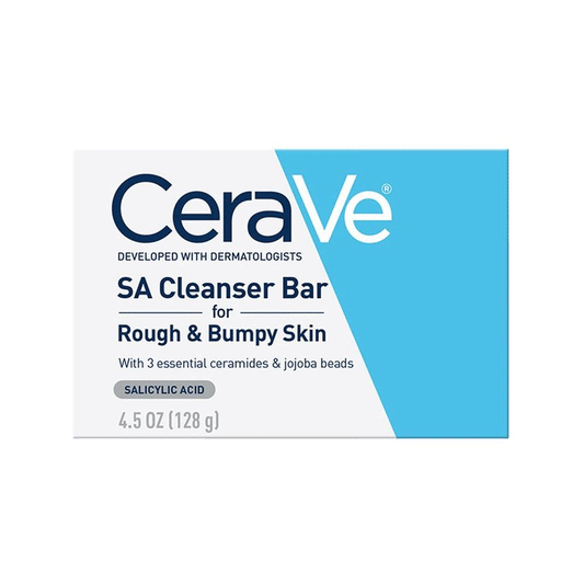 CeraVe SA Body Exfoliating Cleanser Bar For Rough & Bumpy Skin- 4.5oz